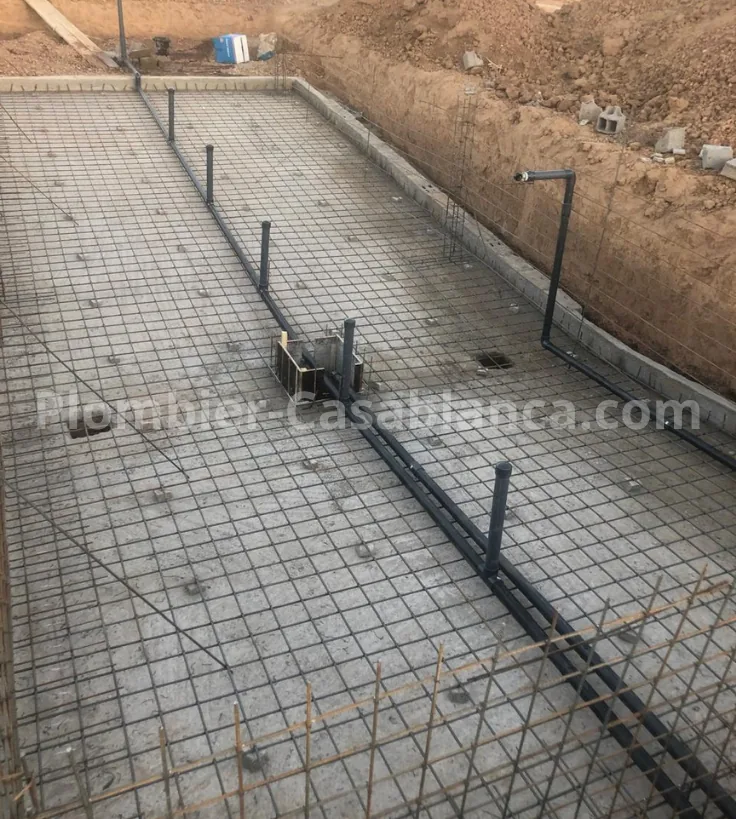 Ferraillage piscine Casablanca